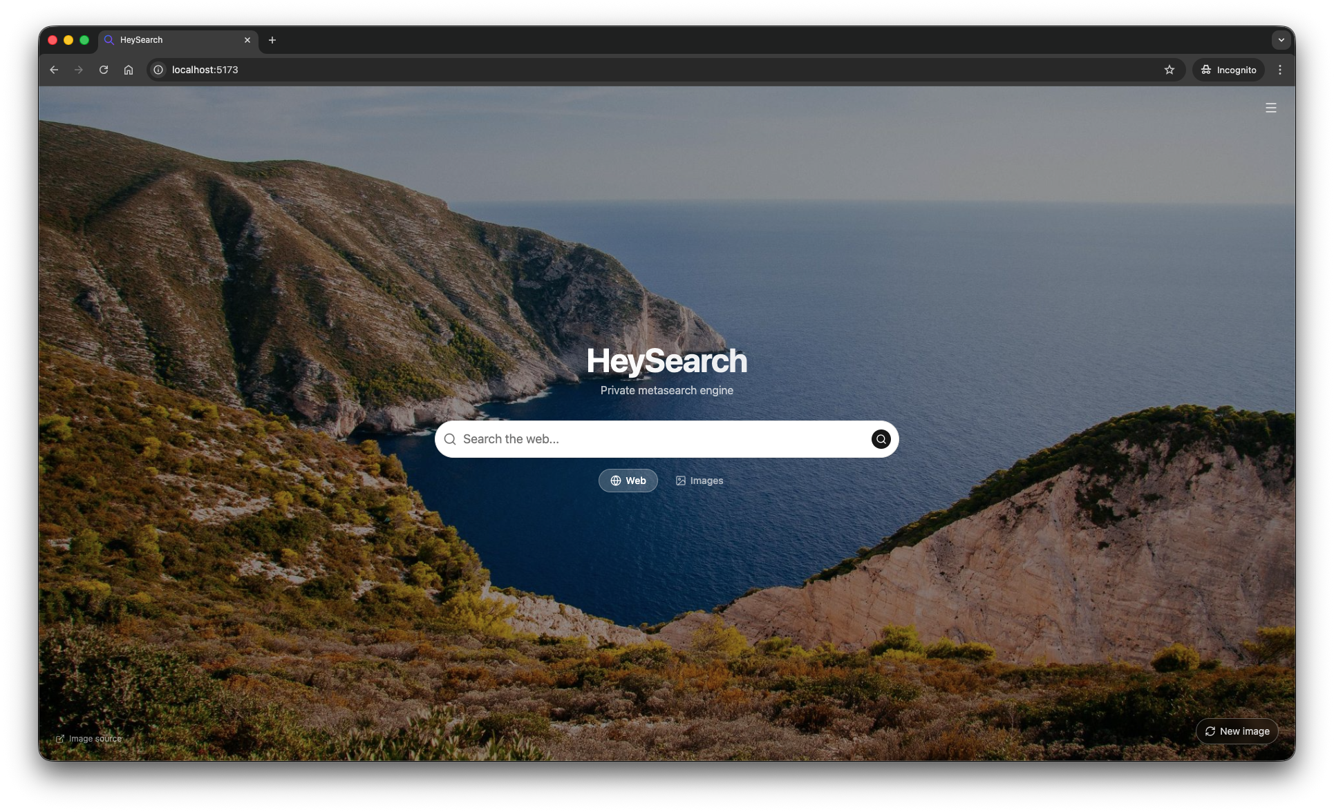 Home page